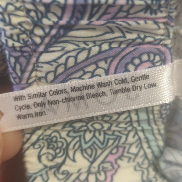 Soma Cotton Poplin Pajama Shorts In Global Paisley - Picture 6 of 12